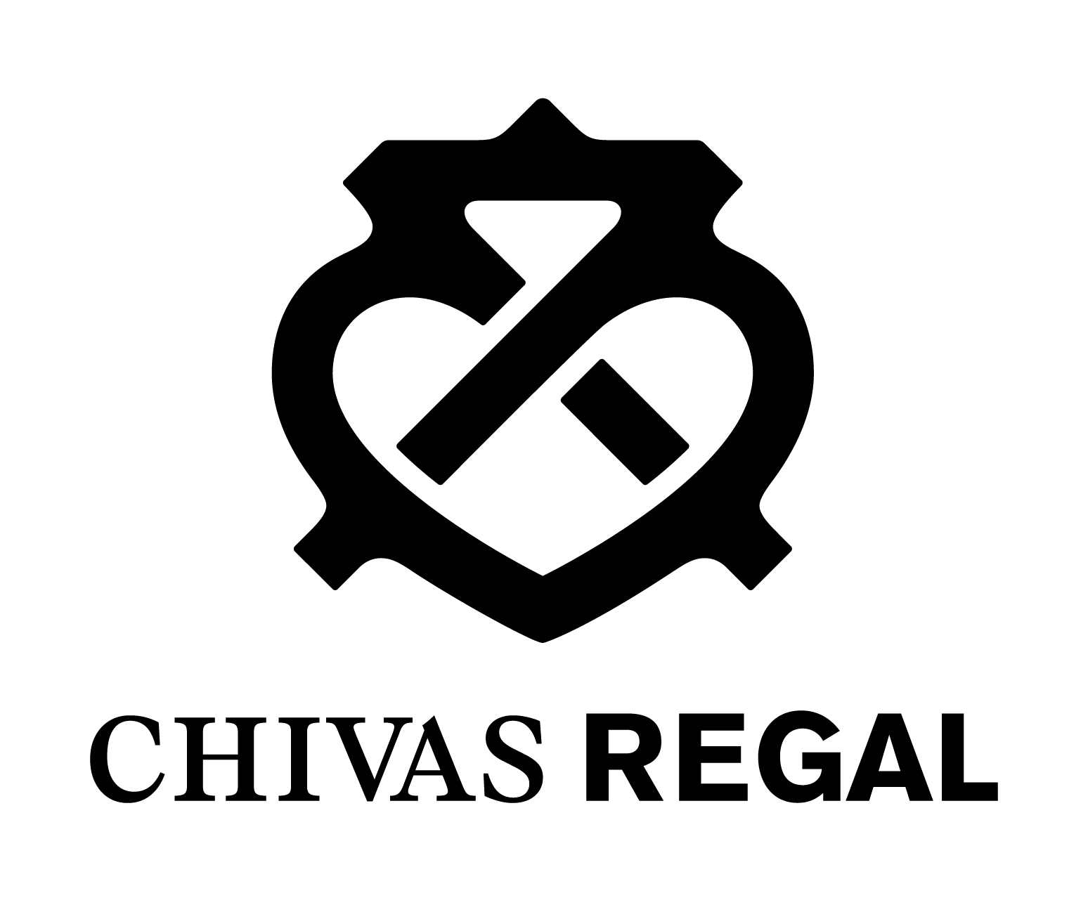 Cr wordmark stack black